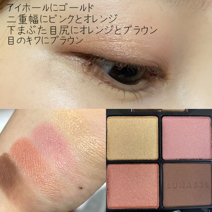 アイカラーレーション/LUNASOL/アイシャドウパレットを使ったクチコミ(2枚目)