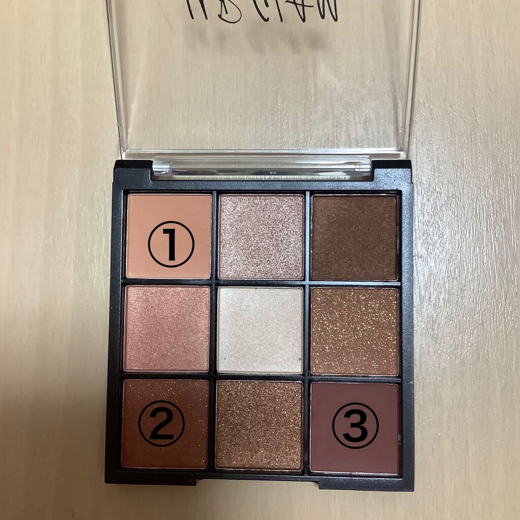 UR GLAM BLOOMING EYE COLOR PALETTE/U R GLAM/アイシャドウパレットを使ったクチコミ(2枚目)