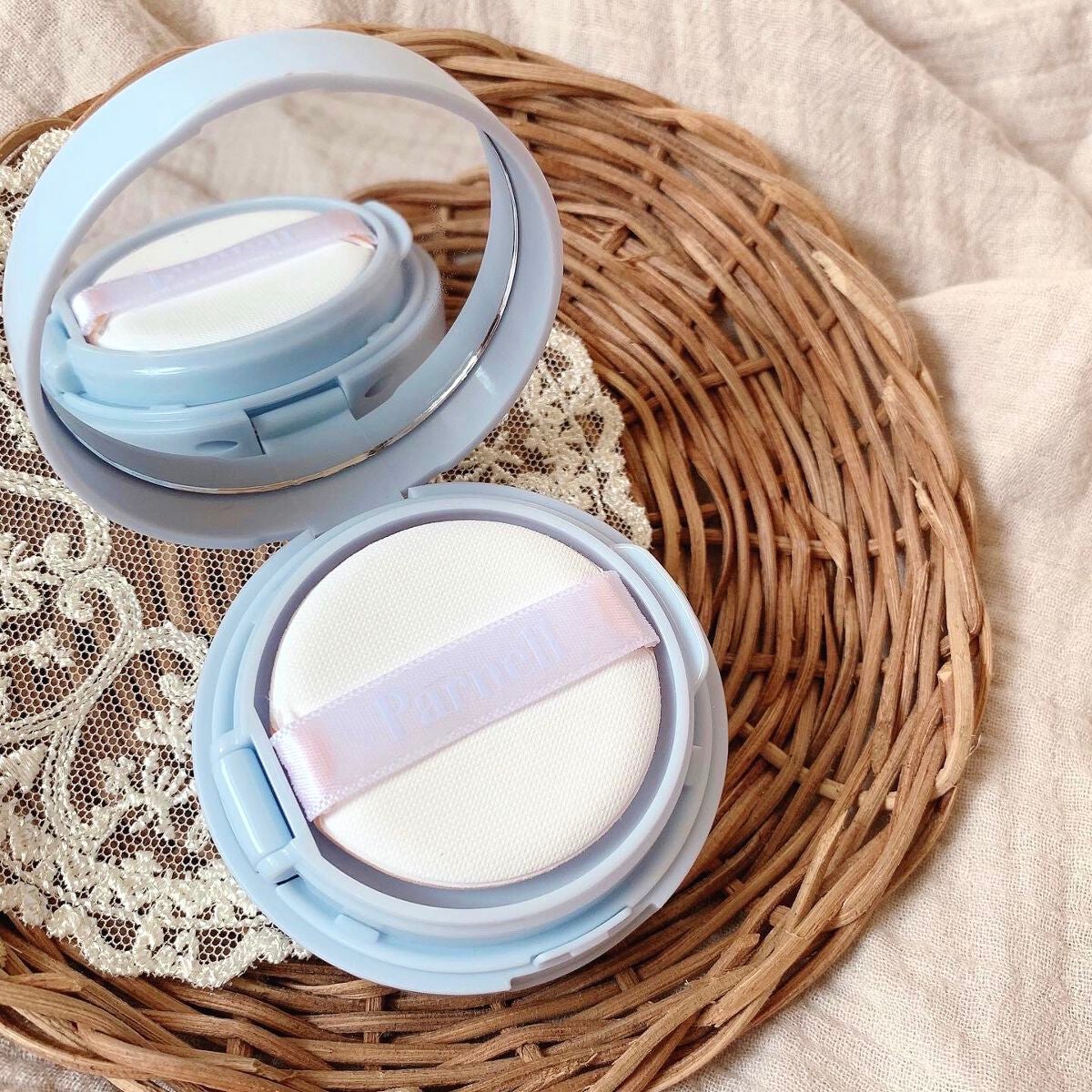 グラシアル バイオーム ウォーター ノーセバム クッション/parnell/クッションファンデーションを使ったクチコミ(3枚目)