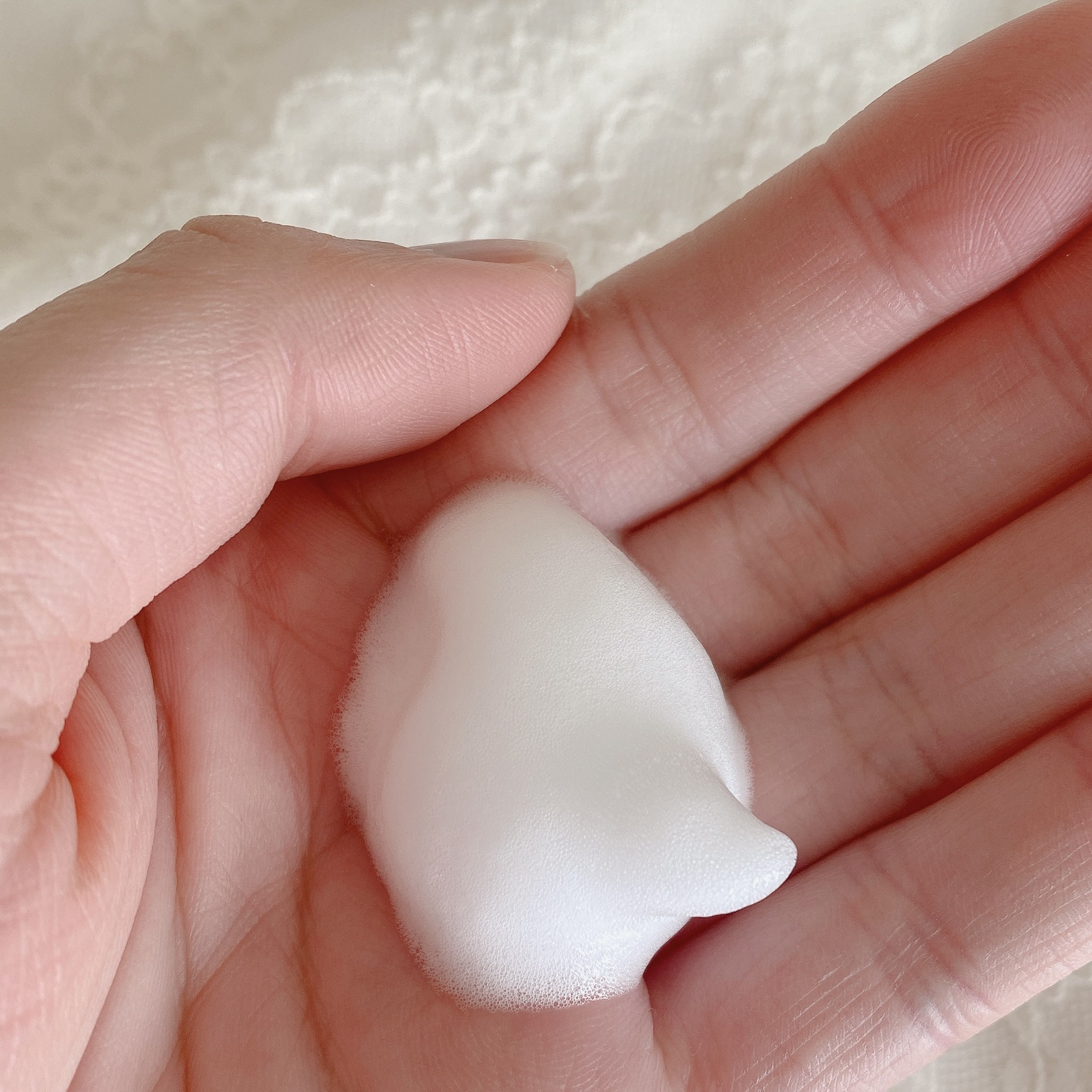 極潤 ハトムギ泡洗顔 160ml（ポンプ）/肌ラボ/泡洗顔を使ったクチコミ（2枚目）