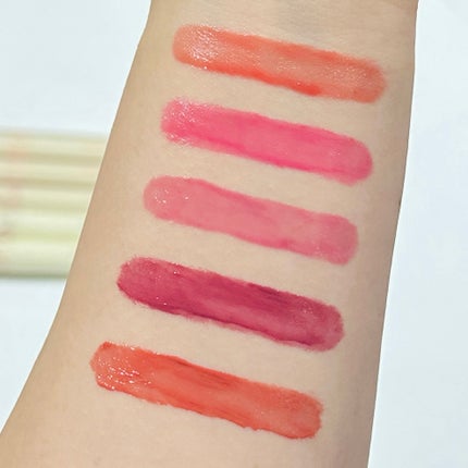 ジューシーラスティングティント/rom&nd/リップティントを使ったクチコミ(3枚目)