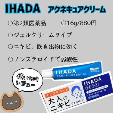 アクネキュアクリーム(医薬品)/IHADA/その他を使ったクチコミ（2枚目）