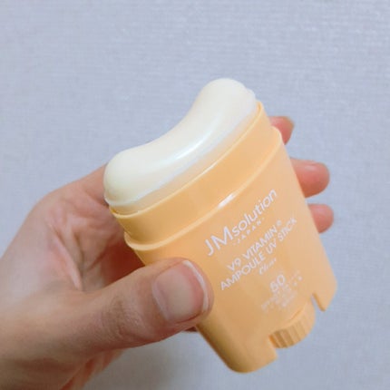 V9ビタミンアンプルUVスティック CLEAR/JMsolution/日焼け止めスティックを使ったクチコミ(3枚目)
