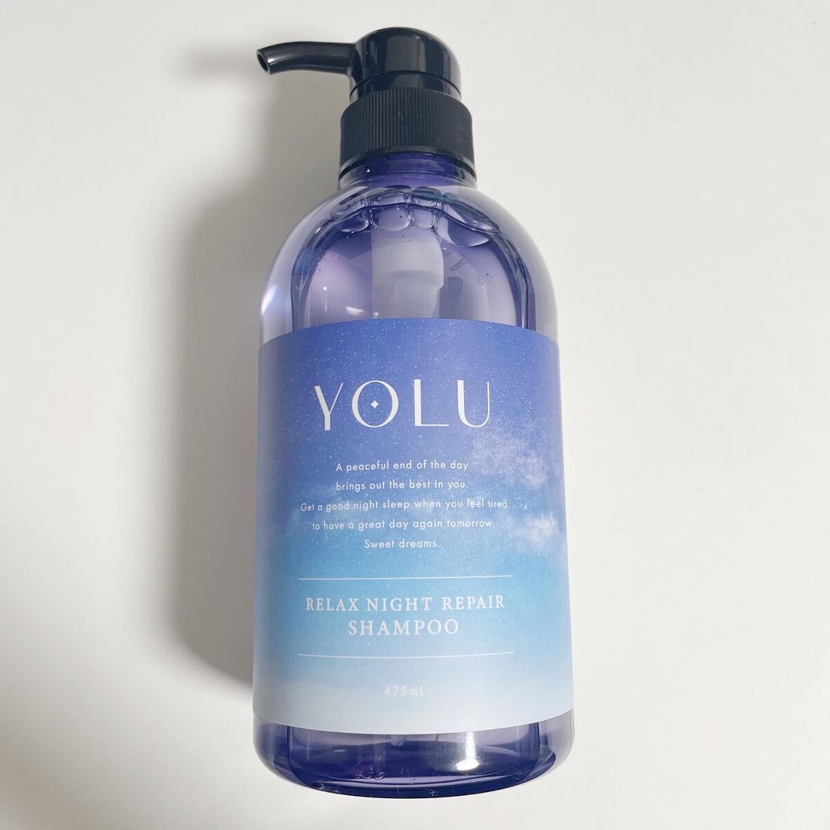 リラックスナイトリペア シャンプー／トリートメント/YOLU/市販シャンプーを使ったクチコミ（2枚目）
