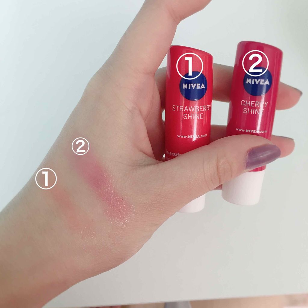 ニベア リップケアシャインシリーズ(韓国限定)/NIVEA(海外)/リップクリームを使ったクチコミ(2枚目)