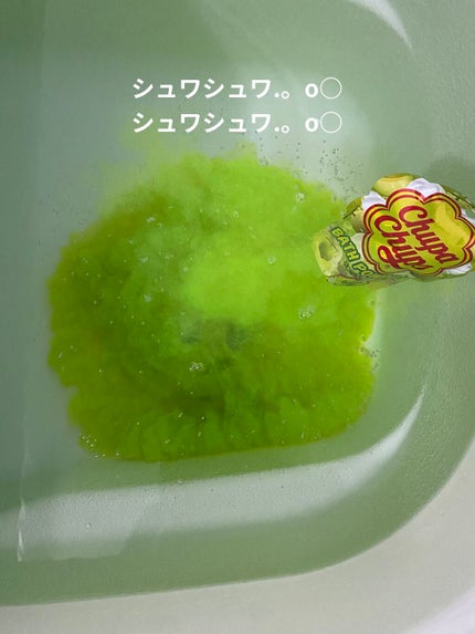 チュッパチャプス バスパウダー メロンクリームソーダの香り/紀陽除虫菊/入浴剤を使ったクチコミ(4枚目)