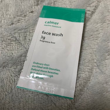 calmer(カルメ) 洗顔料/東急ハンズ/洗顔フォームを使ったクチコミ（1枚目）