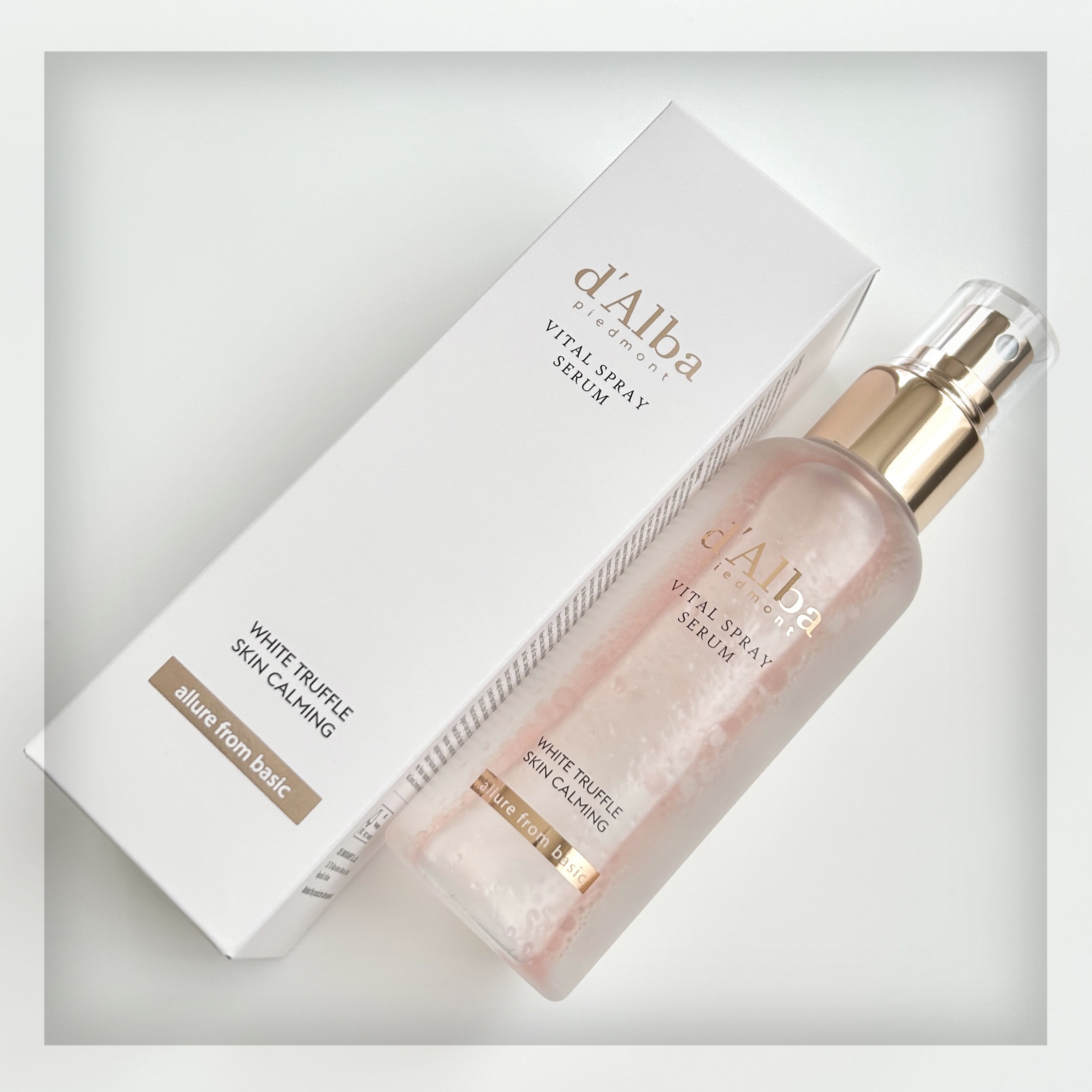 ダルバ ホワイトトリュフバイタルスプレーセラム/ダルバ/ミスト状化粧水を使ったクチコミ（1枚目）
