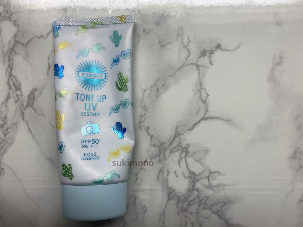 トーンアップUV エッセンス/サンカット®/日焼け止めローションを使ったクチコミ（2枚目）