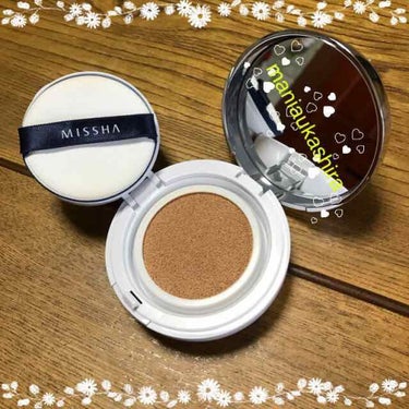 M クッションファンデーション(マット)/MISSHA/クッションファンデーションを使ったクチコミ（2枚目）