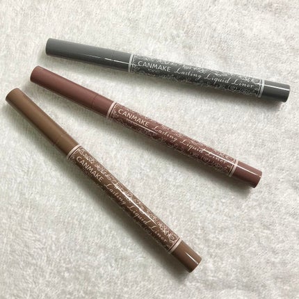 ラスティングリキッドライナー/キャンメイク/リキッドアイライナーを使ったクチコミ(2枚目)