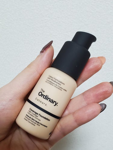 The Ordinary Coverage Foundationのクチコミ「グルちゃんに、カバー力があるタイプがあると聞いて、早速、使ってみました🎵

『THE ORDI.....」（1枚目）