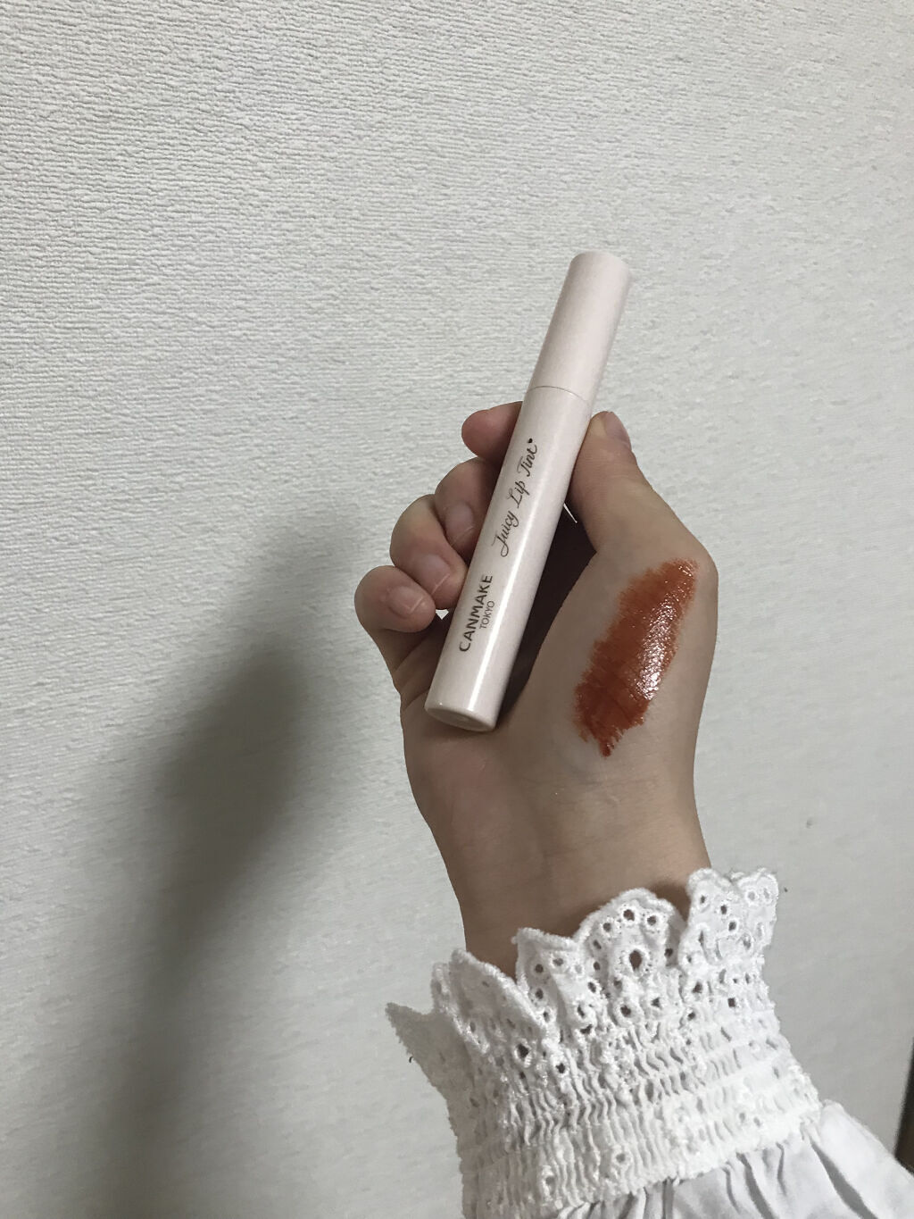 ジューシーリップティント/キャンメイク/口紅を使ったクチコミ（2枚目）