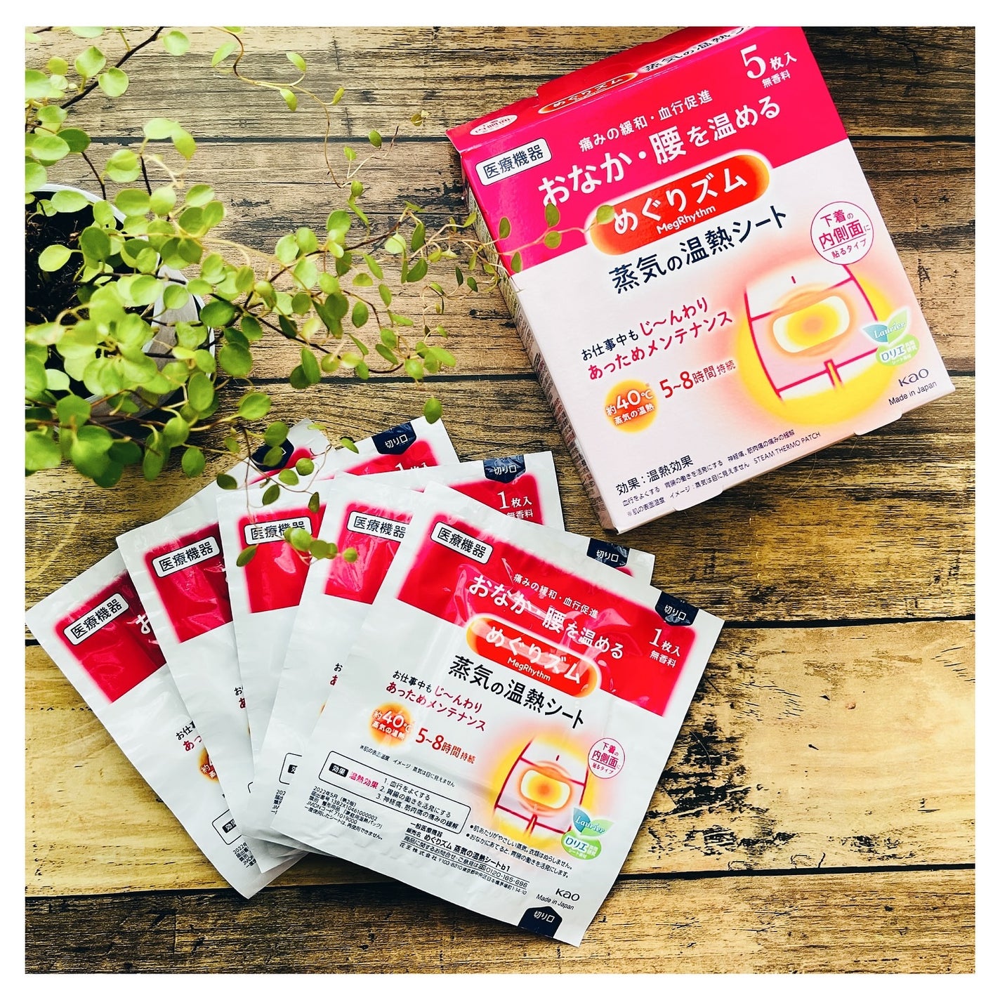 蒸気の温熱シート 下着の内側面に貼るタイプ/めぐりズム/その他を使ったクチコミ(2枚目)