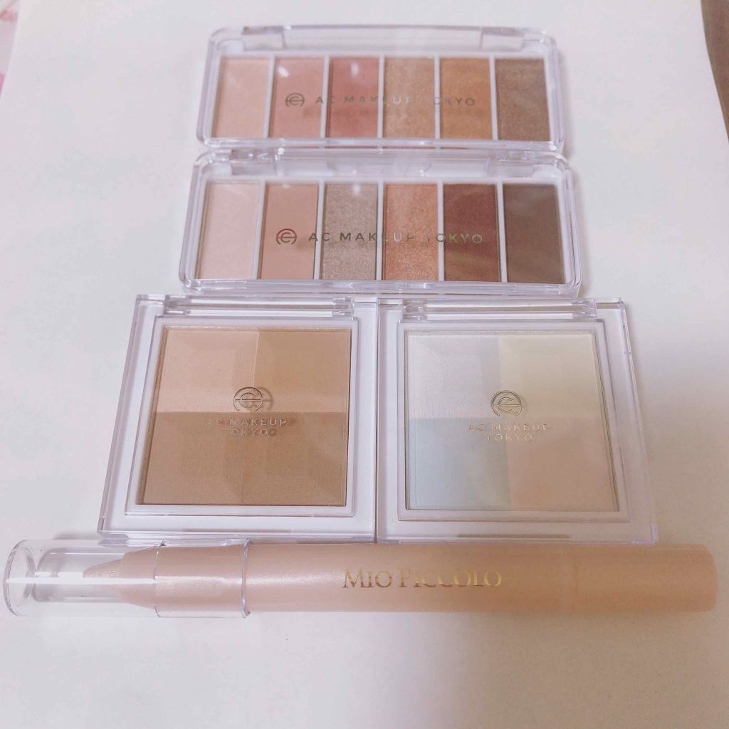 AC ミックス フェイスカラー ハイライター/セリア/パウダーハイライトを使ったクチコミ（1枚目）