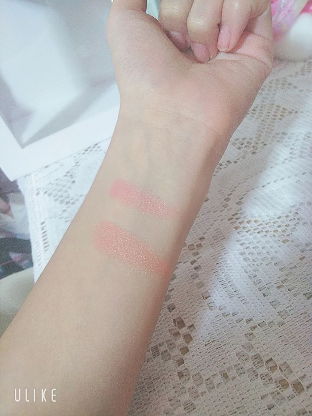 パールグロウチーク/CEZANNE/パウダーチークを使ったクチコミ（2枚目）