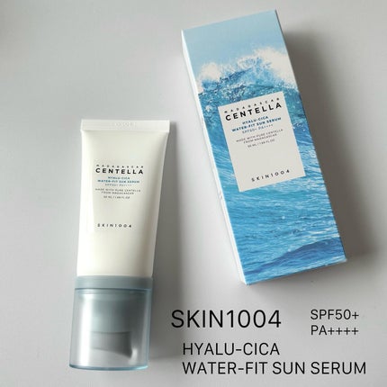 ヒアルーシカ ウォーターフィット サンセラム/SKIN1004/日焼け止めローションを使ったクチコミ(1枚目)