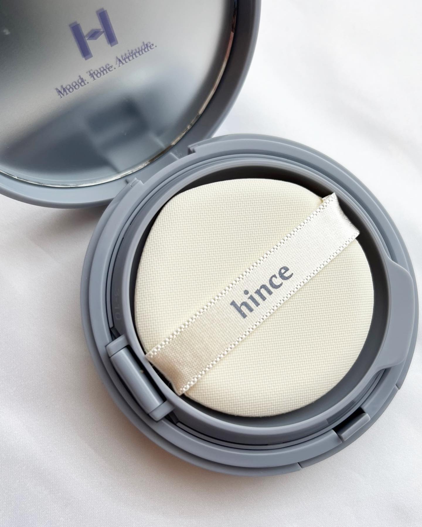 セカンドスキンメッシュマットクッション 23 サンド/hince/クッションファンデーションを使ったクチコミ（2枚目）