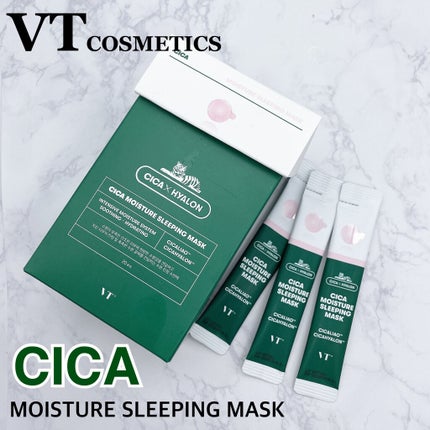 VT シカモイスチャースリーピングマスクのクチコミ「スペシャルナイトケア🌙*゚
VT Cosmetics
シカモイスチャースリーピングマスク
夜.....」(1枚目)