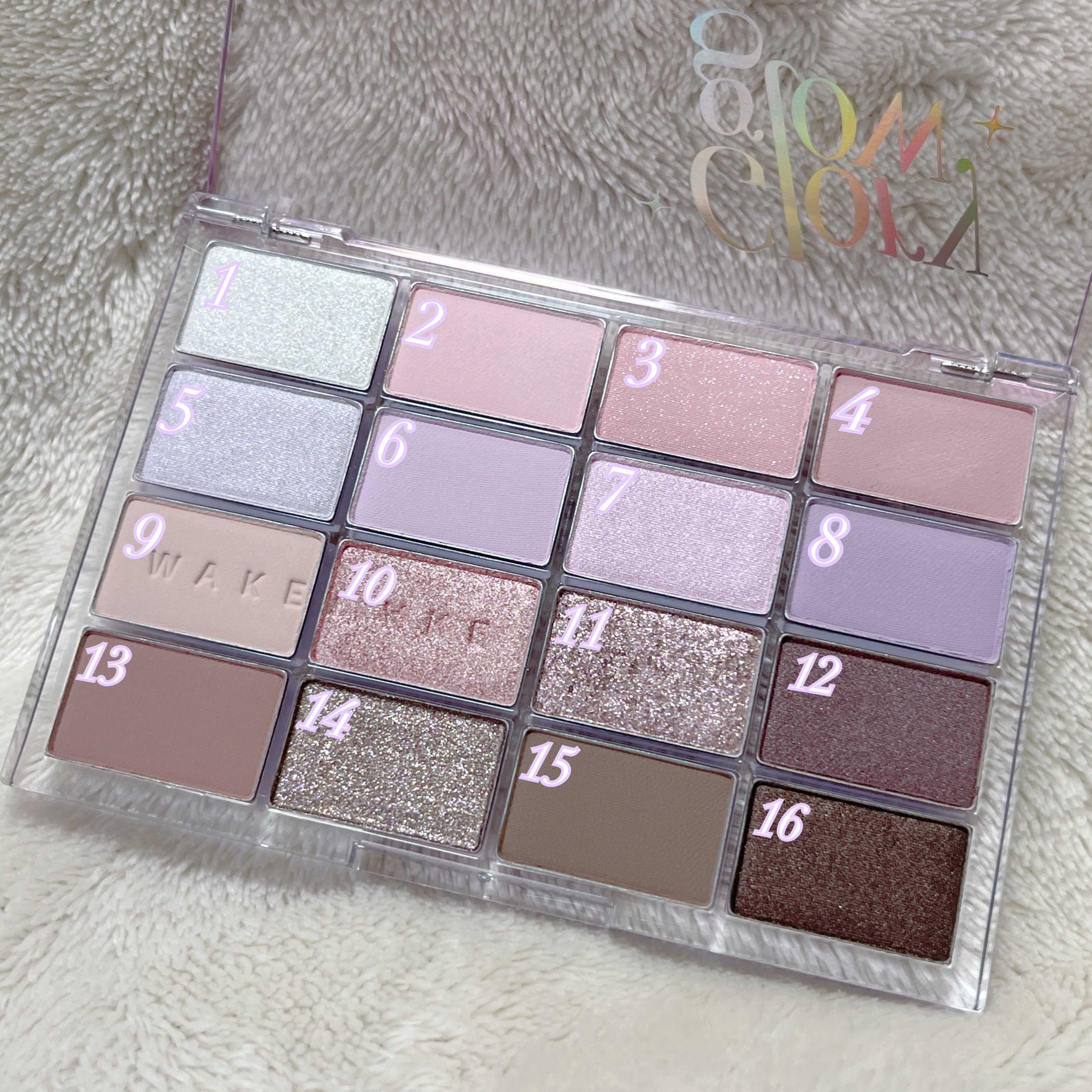 ソフトブラーリングアイパレット/wakemake/アイシャドウパレットを使ったクチコミ（3枚目）