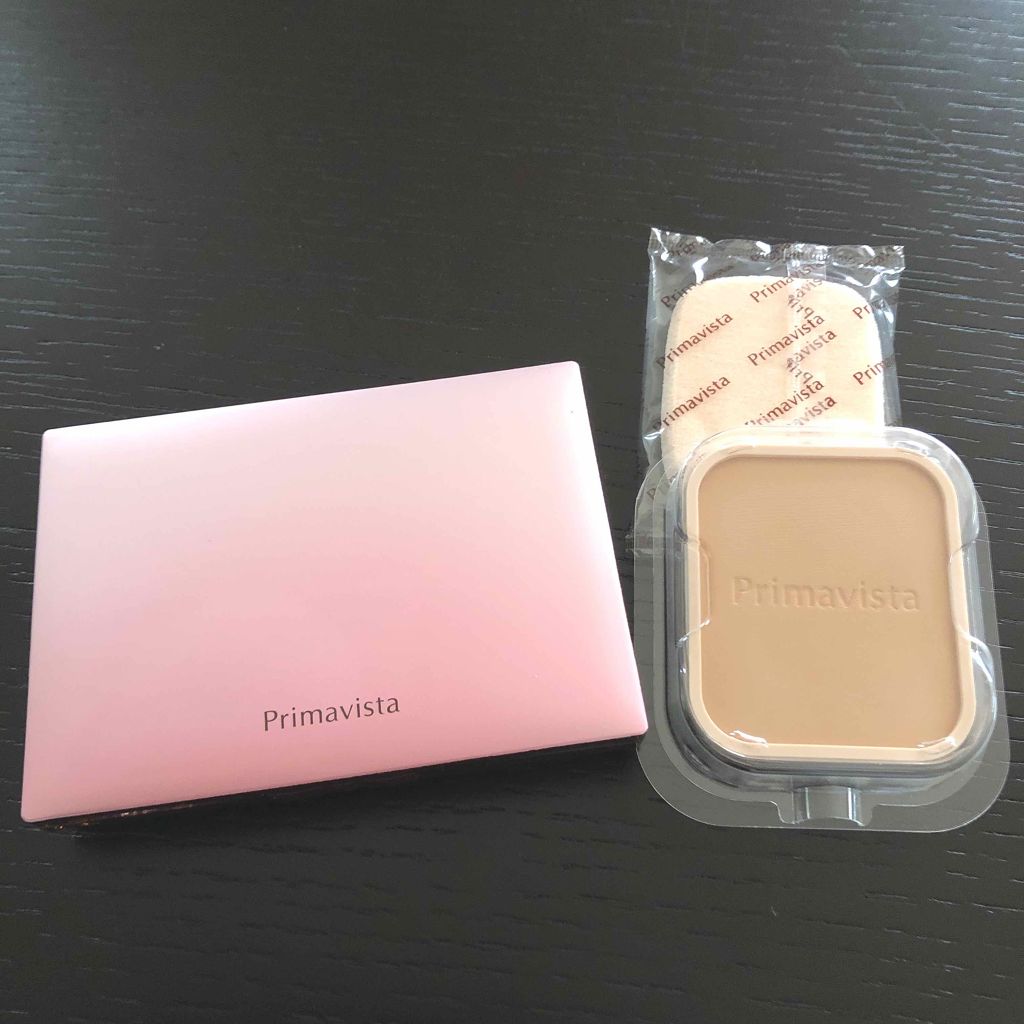 くずれにくい きれいな素肌質感パウダーファンデーション/プリマヴィスタ/パウダーファンデーションを使ったクチコミ（2枚目）