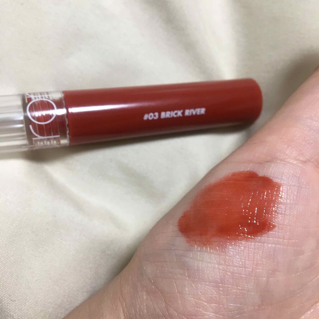 グラスティングウォーターティント/rom&nd/リップティントを使ったクチコミ(2枚目)