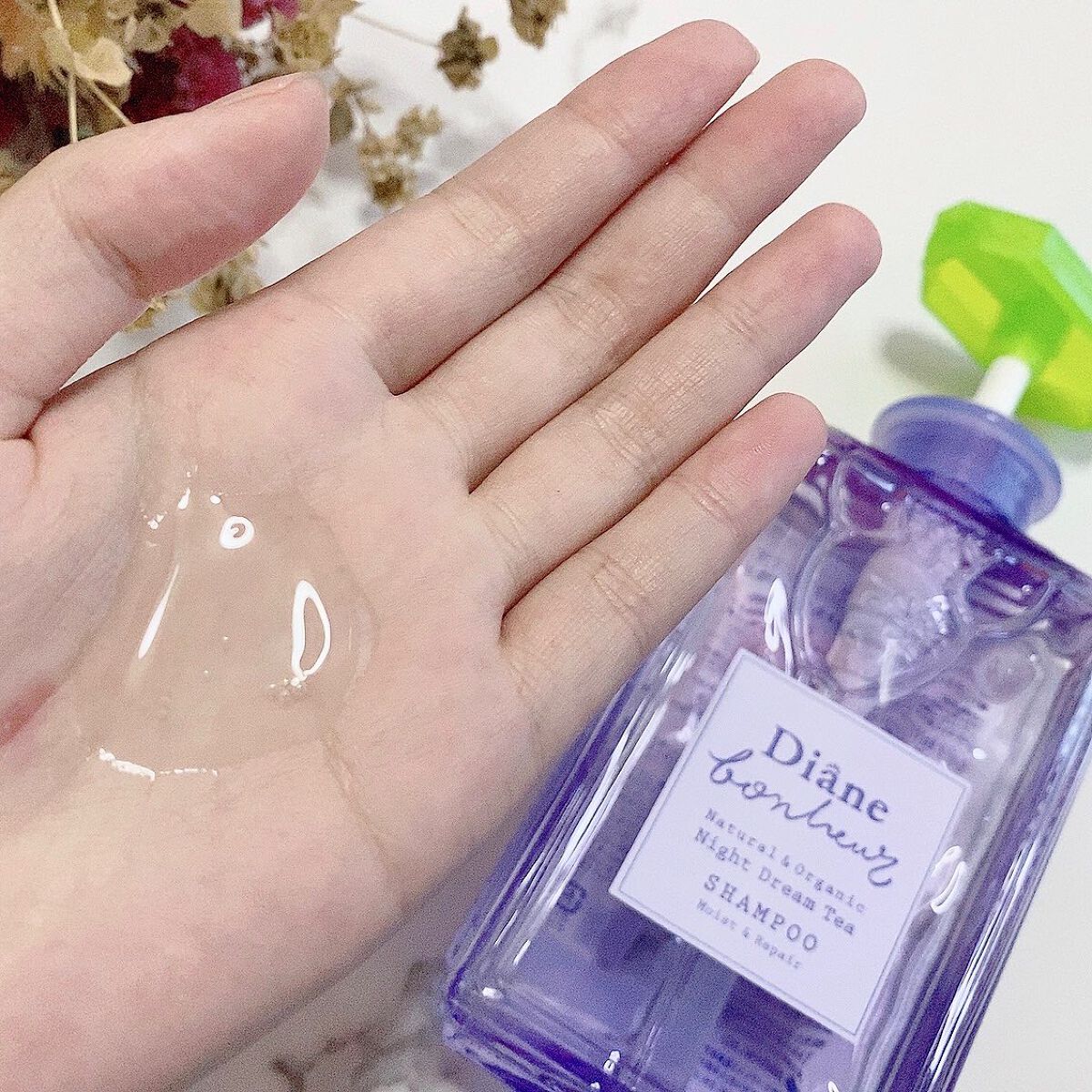 ダイアンボヌール モイスト＆リペア シャンプー/トリートメント ナイトドリームティーの香り/ダイアン/市販シャンプーを使ったクチコミ（2枚目）