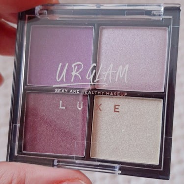 UR GLAM LUXE　4 COLORS EYESHADOW PALLET/U R GLAM/アイシャドウパレットを使ったクチコミ（3枚目）