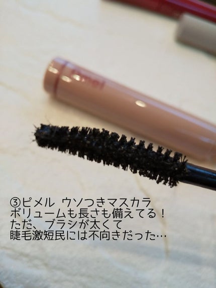 クイックラッシュカーラー/キャンメイク/マスカラ下地を使ったクチコミ(4枚目)