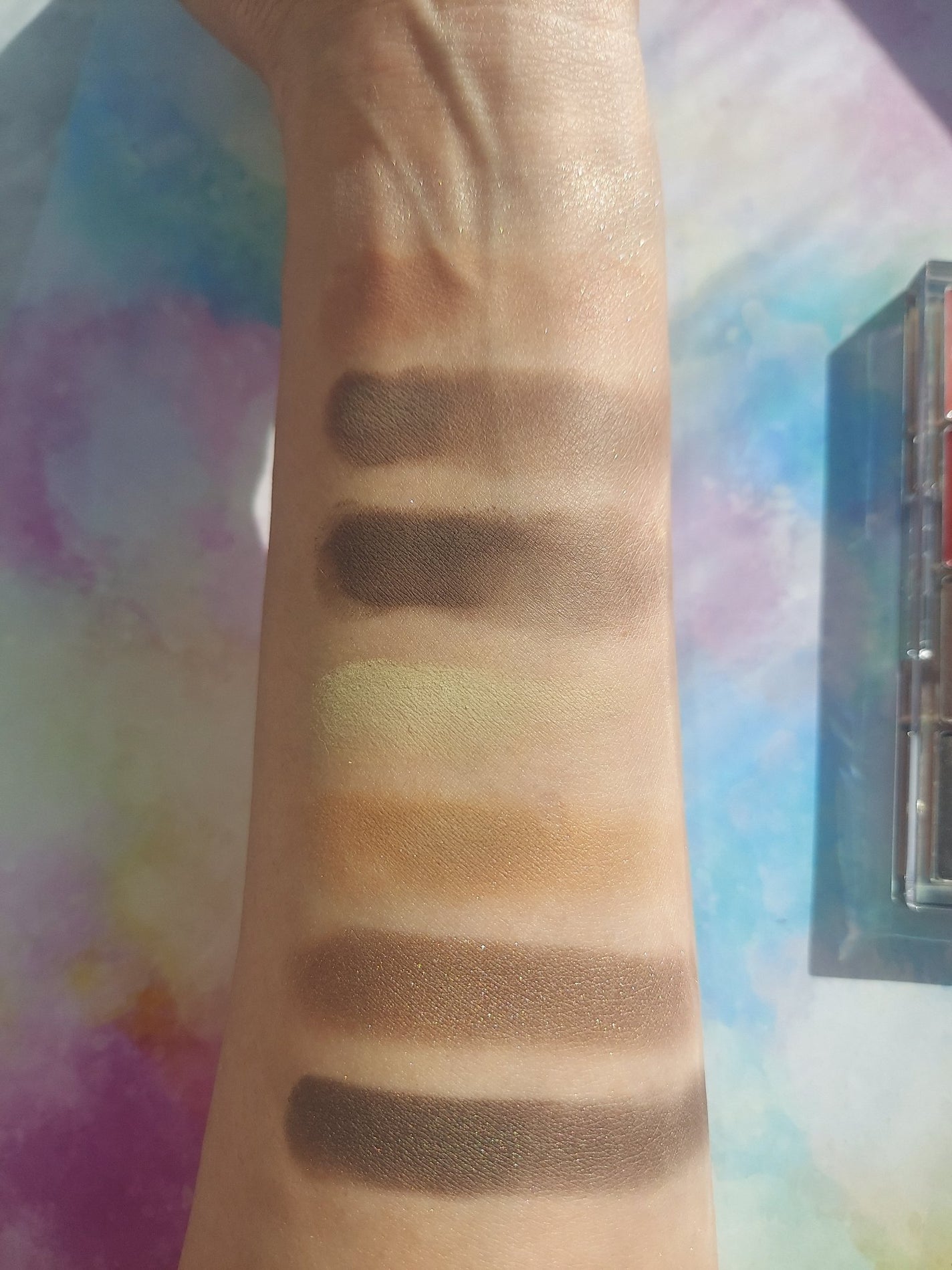 ソフトブラーリングアイパレット/wakemake/アイシャドウパレットを使ったクチコミ(3枚目)