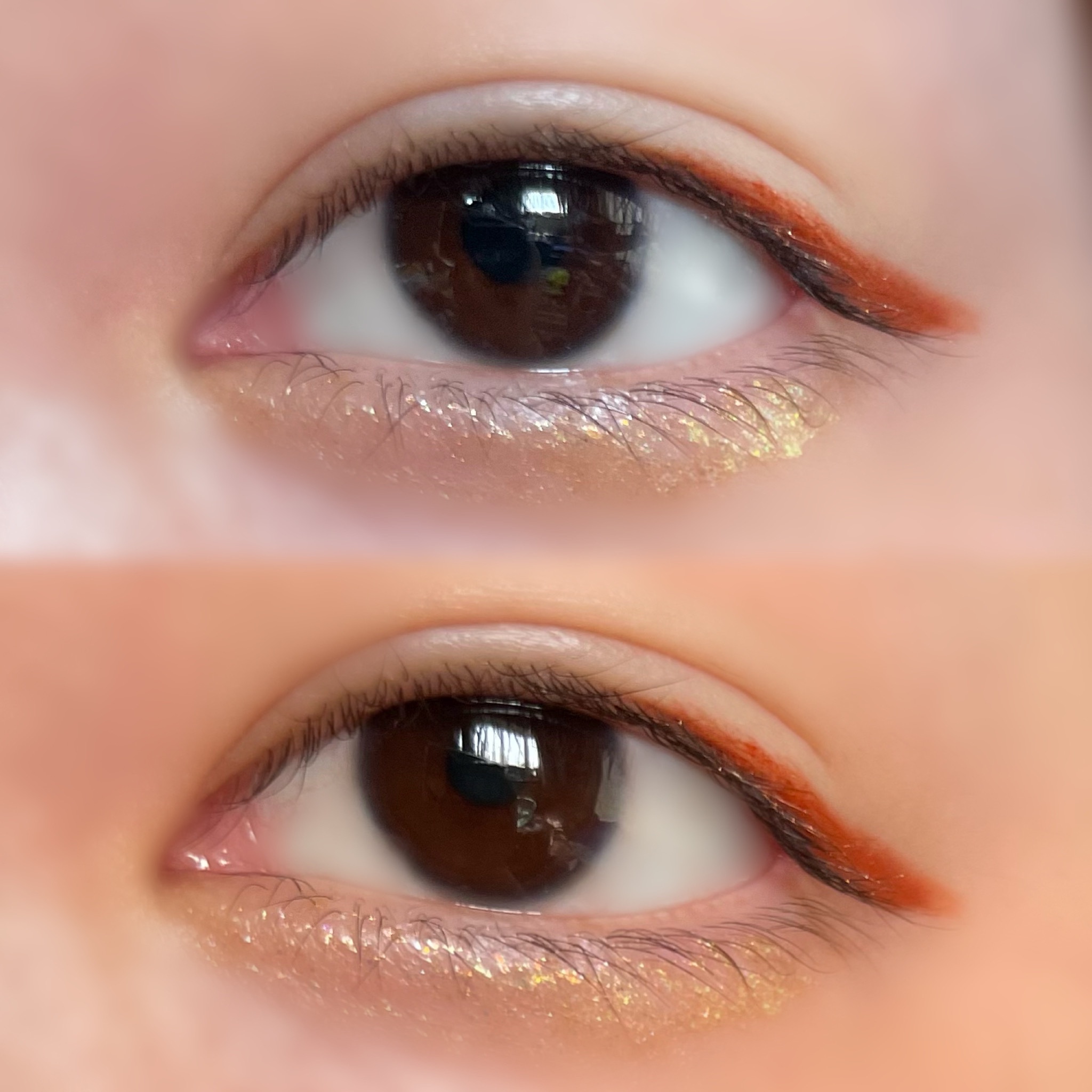 美容液ラメライナー/Borica/リキッドアイライナーを使ったクチコミ（3枚目）