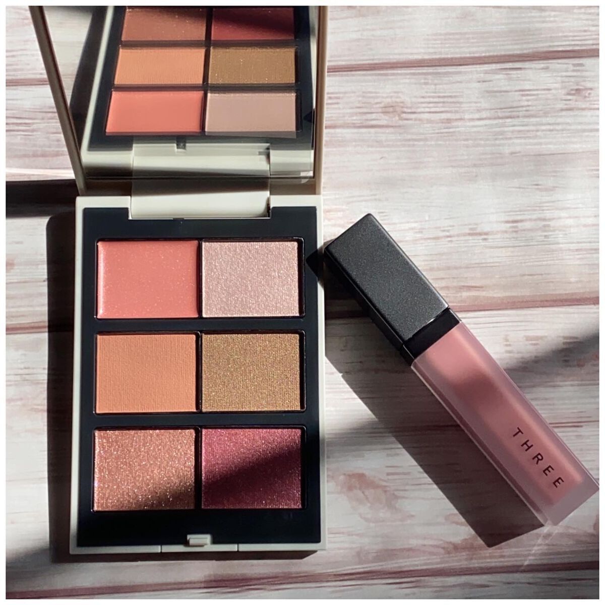 水彩-suisai-@相互になりましょ on LIPS 「#コスメ購入品#今日のメイクTHREEジュビリーコレクションパ..」(5枚目)