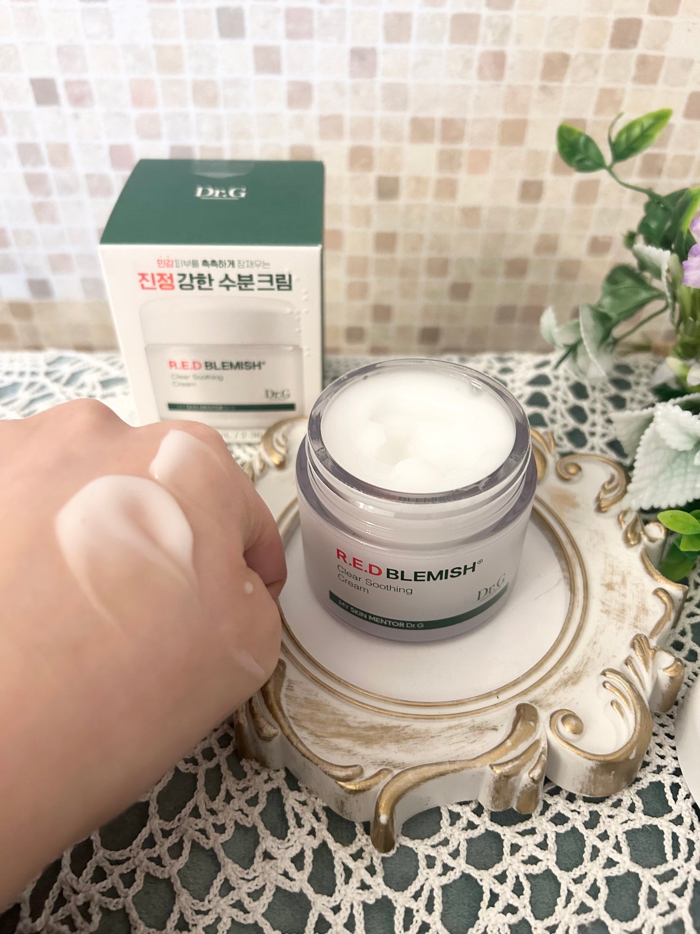 レッドブレミッシュ クリアスージングクリーム/Dr.G/フェイスクリームを使ったクチコミ(3枚目)