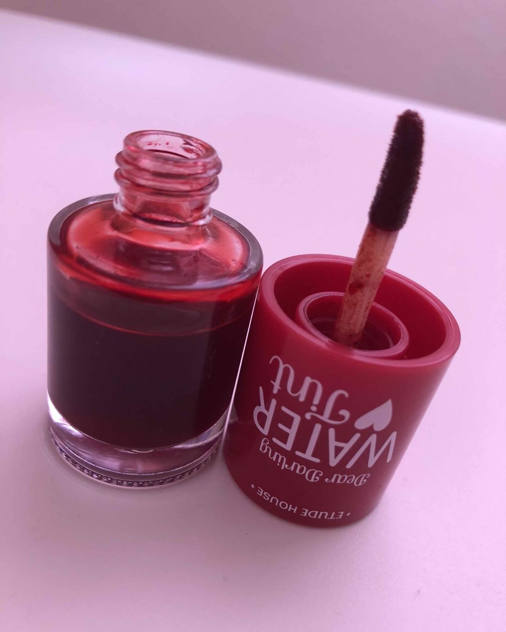 ウォーターティント/ETUDE/リップグロスを使ったクチコミ（2枚目）