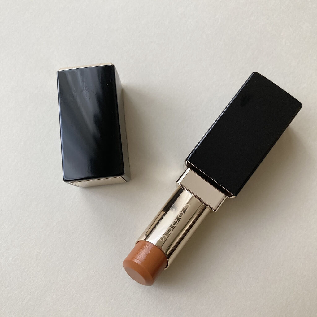 モイスチャー リッチ リップスティック 12 金銀杏 -KINICHOU/SUQQU/口紅を使ったクチコミ（1枚目）