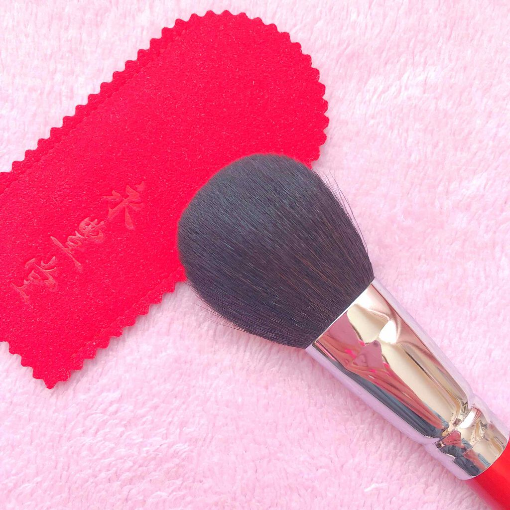 パウダー/チークブラシ /竹宝堂/メイクブラシを使ったクチコミ（1枚目）