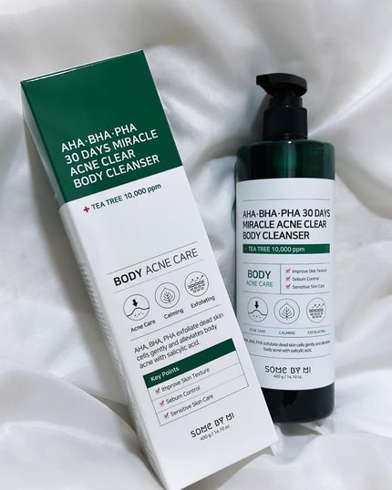 AHA·BHA·PHA 30デイズミラクルアクネボディクレンザー/SOME BY MI/ボディソープを使ったクチコミ(1枚目)