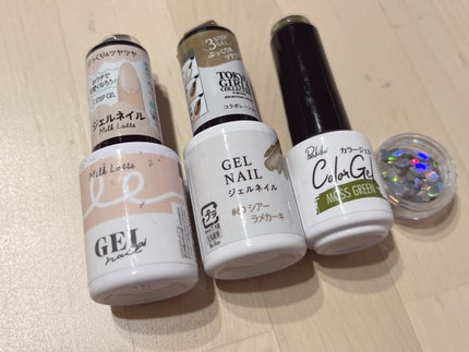 ジェルネイルDA 60 シアーラメカーキ/IDATE/ジェルネイルの画像