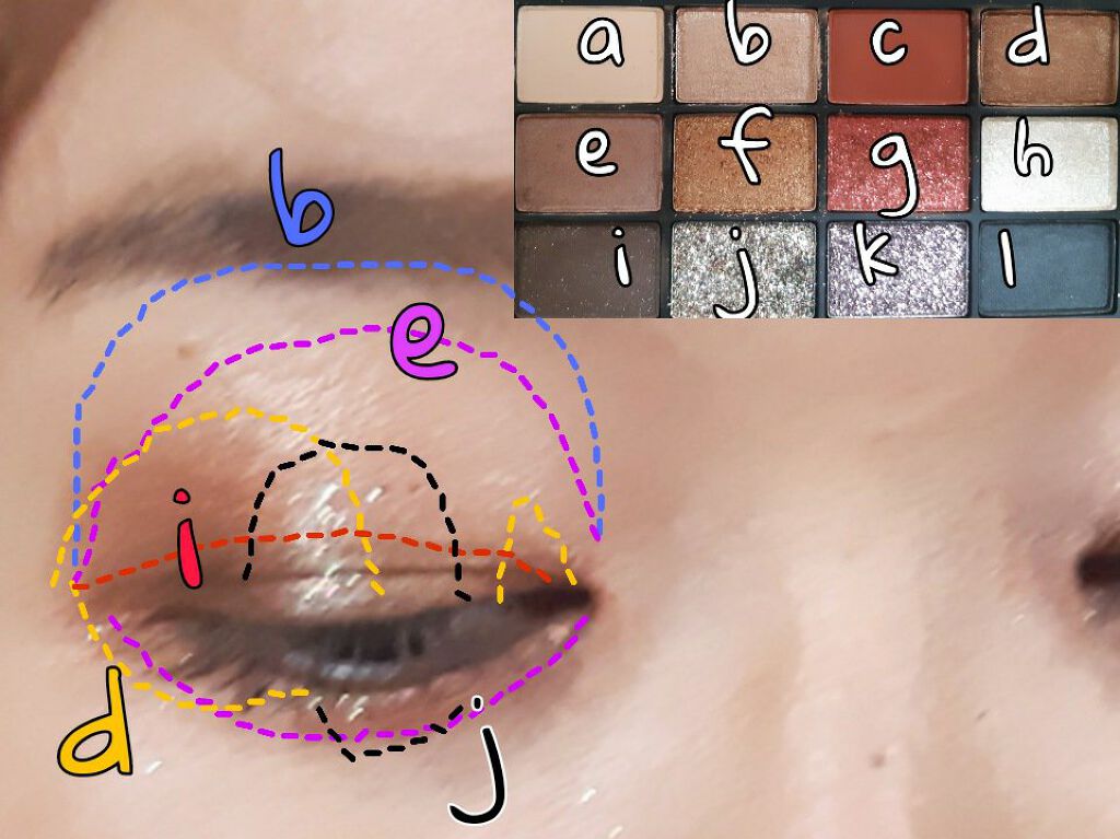 インフェルノ アイシャドーパレット/NARS/アイシャドウパレットを使ったクチコミ（3枚目）