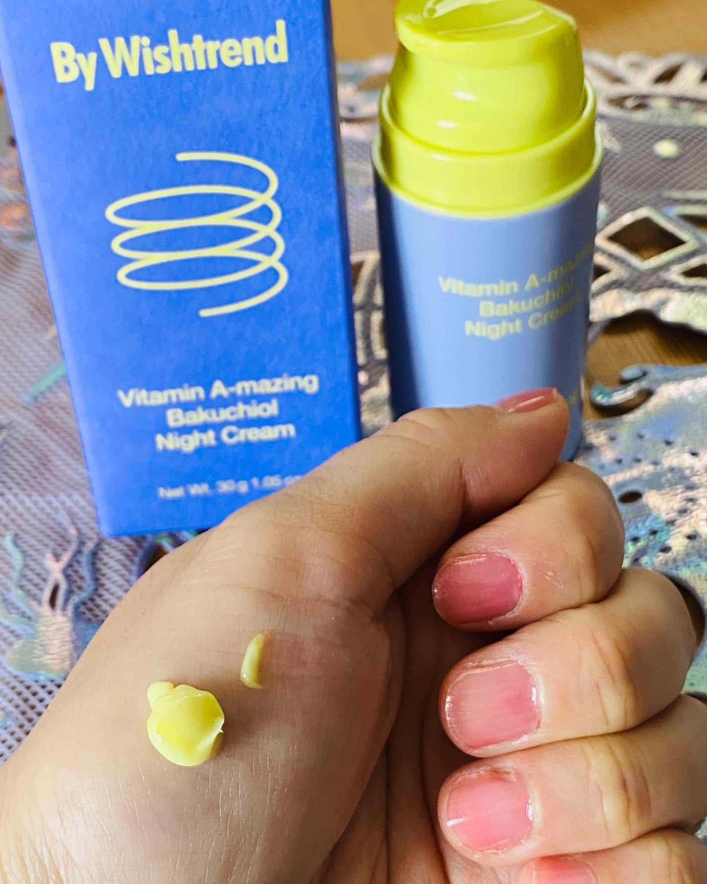 ビタミンA-mazingバクチオールナイトクリーム/By Wishtrend/フェイスクリームを使ったクチコミ(4枚目)