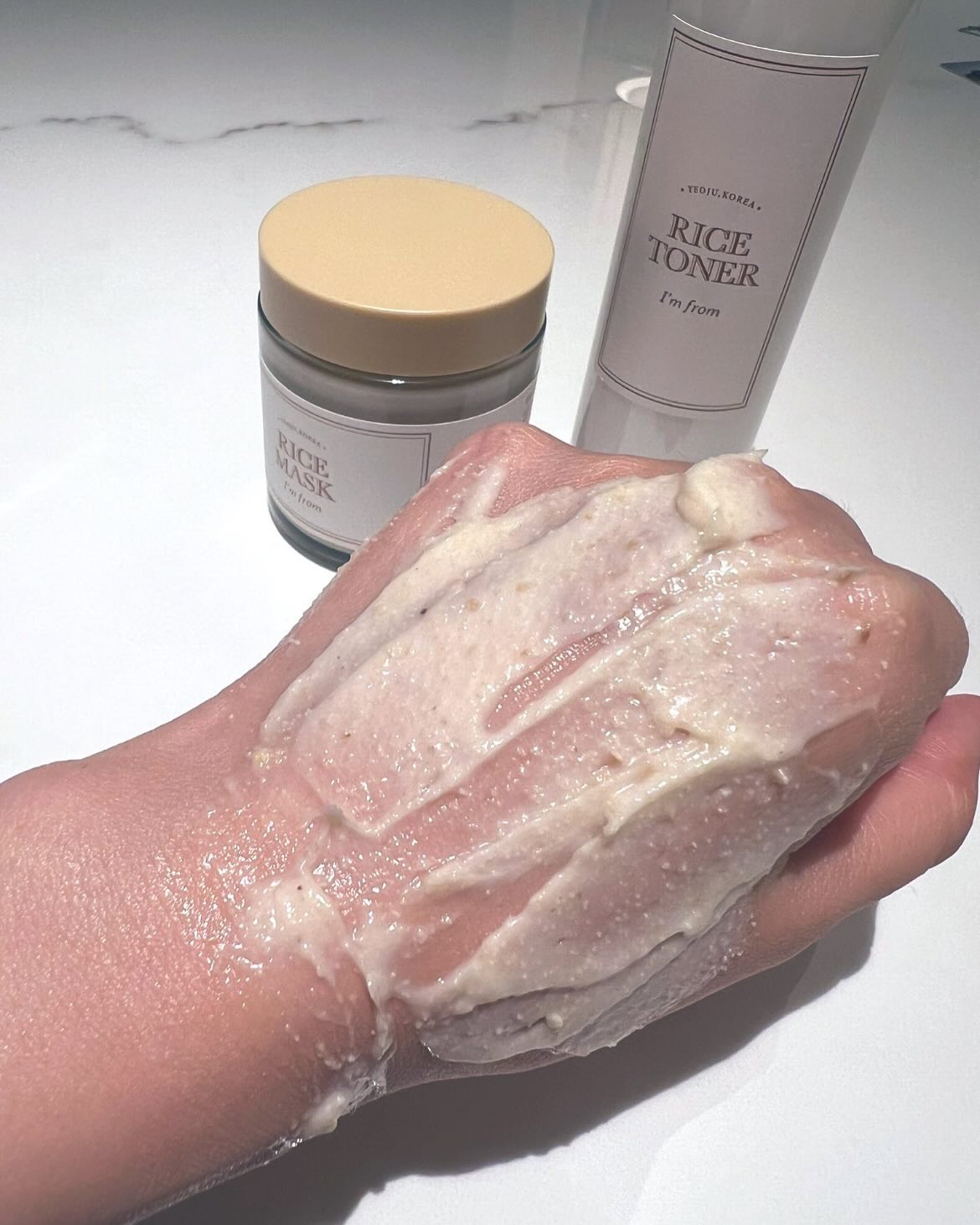 RICE MASK/I'm from/洗い流すパック・マスクを使ったクチコミ（3枚目）