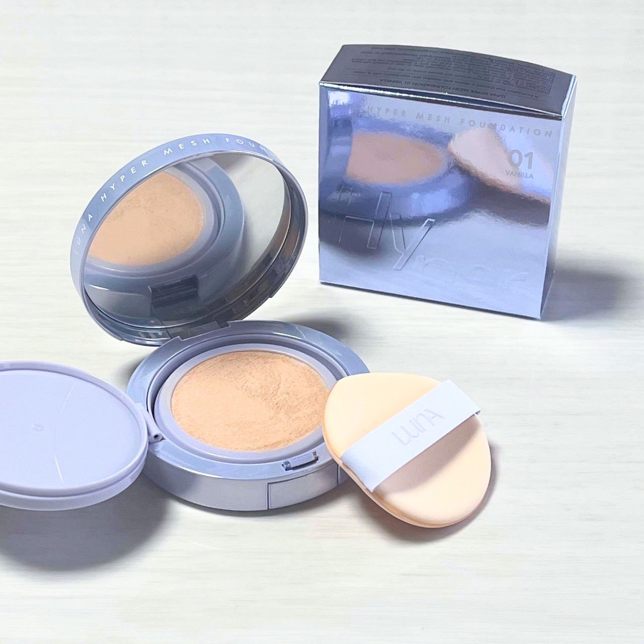 ハイパーメッシュファンデーション/LUNA/クッションファンデーションを使ったクチコミ(10枚目)