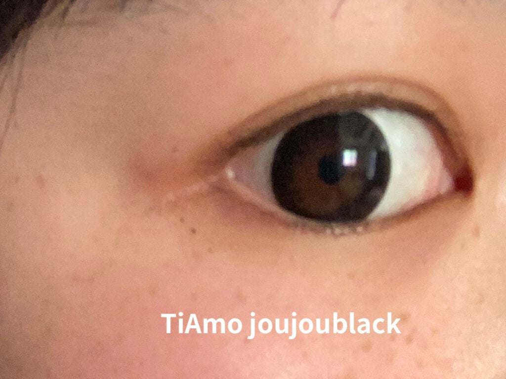 Tough Black/TeAmo/カラーコンタクトレンズを使ったクチコミ(1枚目)