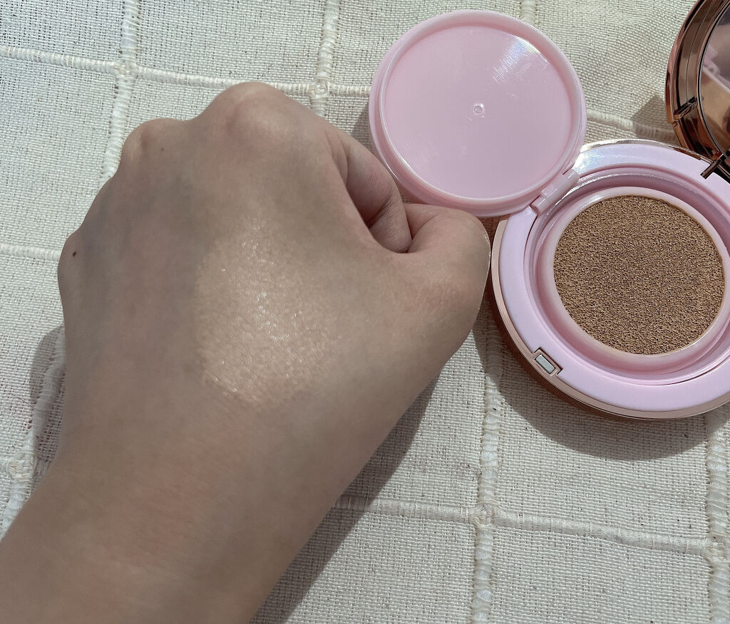 ピンクティーツリーカバークッション/APLIN/クッションファンデーションを使ったクチコミ（2枚目）