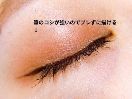 「密着アイライナー」ショート筆リキッド/デジャヴュ/リキッドアイライナーを使ったクチコミ(6枚目)