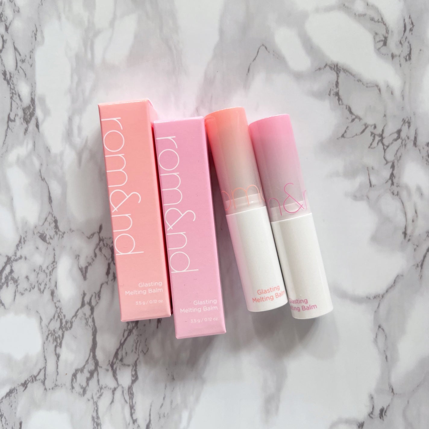 グラスティングメルティングバーム/rom&nd/リップバームを使ったクチコミ(2枚目)