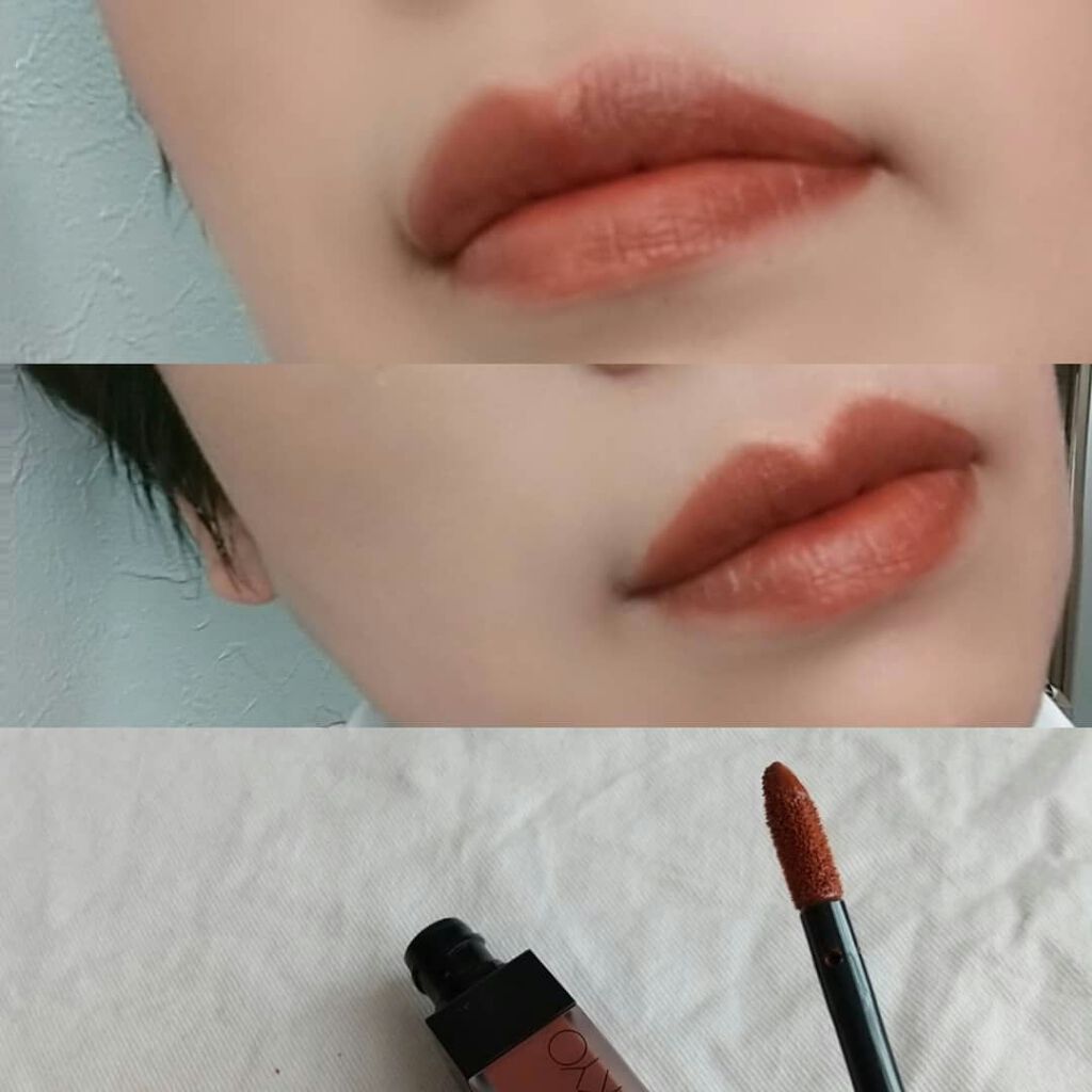 アディクション ザ マット リップ リキッド 010 Roman Sienna/ADDICTION/口紅を使ったクチコミ（2枚目）