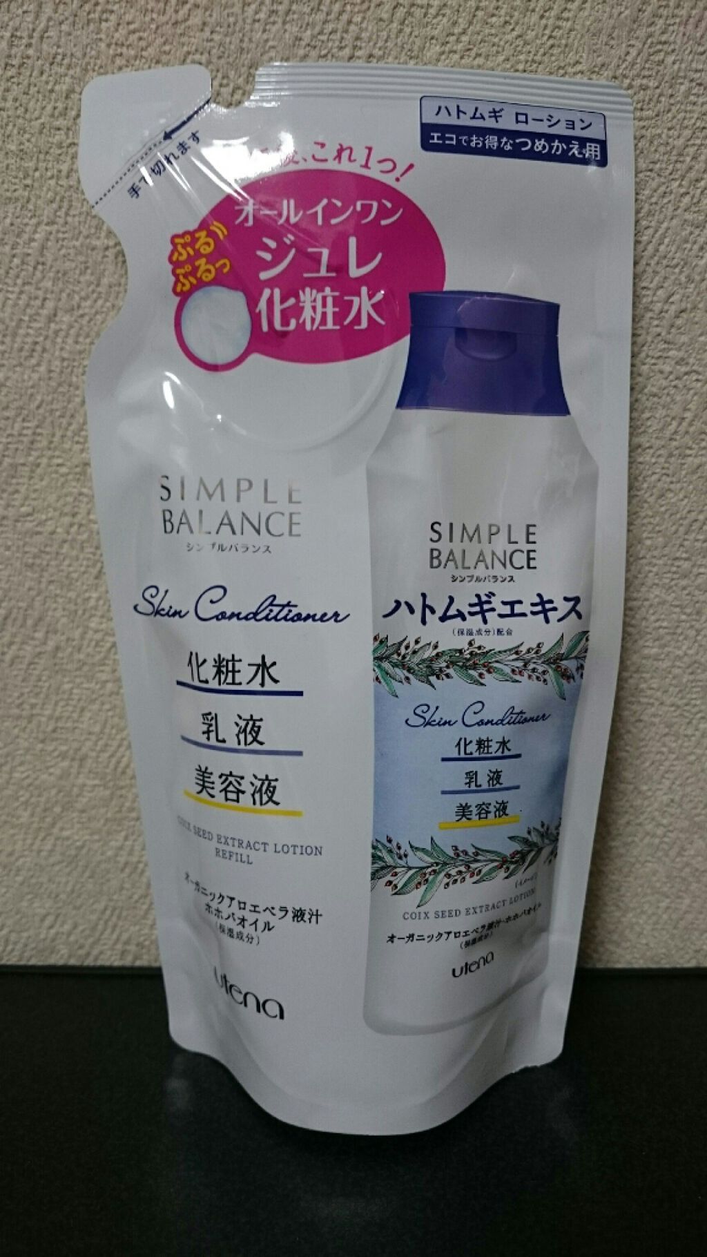 ハトムギローション/シンプルバランス/オールインワン化粧品を使ったクチコミ(1枚目)