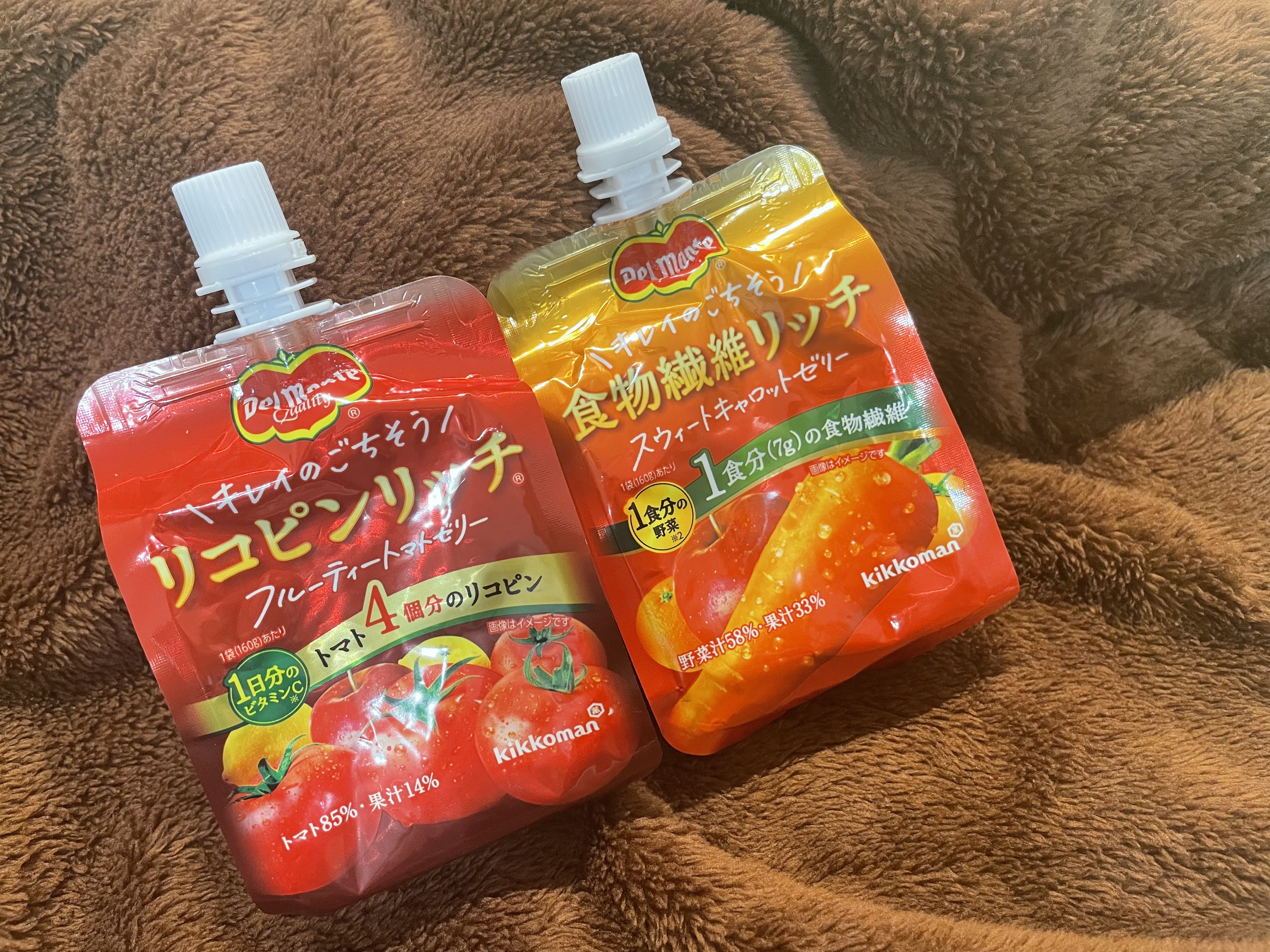 リコピンリッチフルーティトマトゼリー/デルモンテ/ゼリー飲料を使ったクチコミ（1枚目）