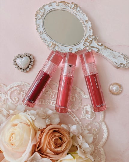 Soak Tattoo Tint/フォレンコス/リップグロスを使ったクチコミ(5枚目)